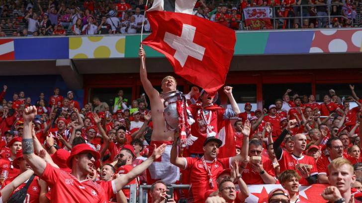 Switzerland football fans